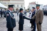 wręczenie odznaki honorowej z-cy Komendanta Bieszczadzkiego Oddziału Straży Granicznej